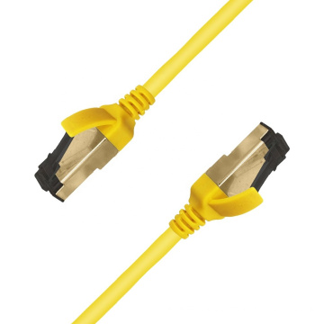 Slim F/FTP Cat.8 Patch Cable Solid Copper Shielded Network Patch Cord RJ45 Long Molded Boot